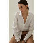 Camisas blancas de algodón de manga larga rebajadas manga larga talla XS para mujer 