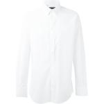 Camisas blancas de algodón de manga larga manga larga Dolce & Gabbana para hombre 