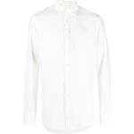 Camisas blancas de lino de manga larga rebajadas tallas grandes manga larga CANALI talla 3XL para hombre 