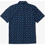 Camisas azul marino de algodón de manga corta infantiles cocodrilo Lacoste 8 años 