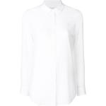 Camisas blancas de seda de manga larga manga larga EQUIPMENT para mujer 