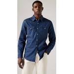 Camisas azules de algodón de manga larga manga larga LEVI´S talla S para hombre 