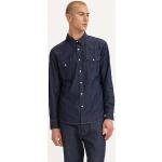 Camisas azules de algodón de manga larga manga larga LEVI´S talla XS 