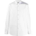Camisas blancas de algodón de manga larga manga larga formales Saint Laurent Paris para hombre 