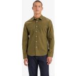 Camisas verdes de algodón de manga larga manga larga LEVI´S Housemark talla S para hombre 
