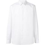 Camisas blancas de algodón de manga larga manga larga Saint Laurent Paris para hombre 