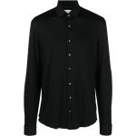 Camisas negras de algodón de manga larga rebajadas manga larga Calvin Klein Lisa talla L para hombre 