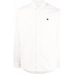 Camisas blancas de algodón de manga larga manga larga con logo Carhartt Madison para hombre 