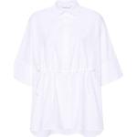 Camisas blancas de popelín tres cuartos MAX MARA asimétrico talla XXL para mujer 