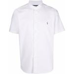 Camisas oxford blancas de algodón manga corta con logo Ralph Lauren Polo Ralph Lauren para hombre 