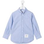 Camisetas azules celeste de algodón de manga larga infantiles Thom Browne 24 meses 