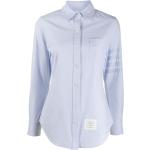 Camisas azules de algodón de manga larga manga larga Thom Browne talla XL para mujer 