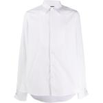 Camisas blancas de algodón de manga larga manga larga Gucci para hombre 