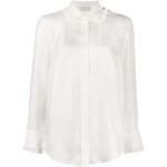 Camisas blancas de poliester de manga corta manga corta SANDRO para mujer 