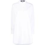 Camisas blancas de algodón de manga larga manga larga con logo Karl Lagerfeld talla L para mujer 