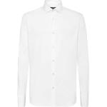 Camisas blancas de algodón de manga larga rebajadas manga larga con logo Philipp Plein para hombre 