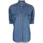 Camisas vaqueras azules de algodón rebajadas Jacob Cohen talla L para mujer 