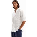 Camisas blancas de popelín de manga larga manga larga Desigual talla S para hombre 