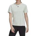 Camisetas verdes de fitness adidas HEAT.RDY talla S para mujer 