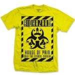 Camisetas amarillas de algodón de manga corta manga corta House of Pain talla L para hombre 