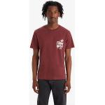 Camisetas estampada rojas de algodón rebajadas Clásico con logo LEVI´S talla S para hombre 