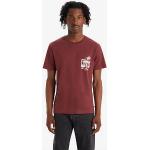 Camisetas estampada rojas de algodón Clásico con logo LEVI´S talla L para hombre 