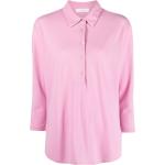 Camisetas rosas de algodón con botones rebajadas ZANONE talla XXL para mujer 