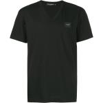 Camisetas negras de algodón de tirantes  con escote V Dolce & Gabbana para hombre 