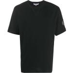 Camisetas negras de algodón de manga corta rebajadas manga corta con cuello redondo con logo Calvin Klein Jeans talla S para hombre 