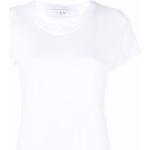 Camisetas blancas de lino de lino  rebajadas con cuello redondo IRO Paris talla XL para mujer 