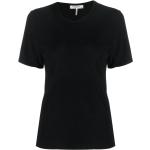 Camisetas negras de lino de manga corta rebajadas manga corta con cuello redondo Rag & Bone para mujer 