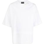 Camisetas blancas de algodón de manga corta manga corta con cuello redondo Simone Rocha con perlas talla L para hombre 