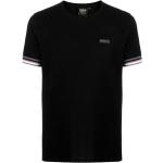 Camisetas negras de algodón de manga corta manga corta con cuello redondo con logo BARBOUR talla L para hombre 