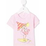Camisetas rosas de algodón de algodón infantiles Billieblush 3 años 