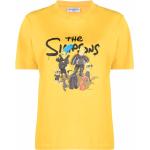 Camisetas amarillas de algodón de manga corta rebajadas Los Simpsons manga corta con cuello redondo Balenciaga talla XXS para mujer 