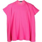Camisetas rosas de poliester de cuello redondo rebajadas manga larga con cuello redondo Comme des Garçons con hombreras talla S para hombre 