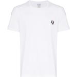 Camisetas blancas de algodón de manga corta manga corta con cuello redondo con logo Dolce & Gabbana para hombre 