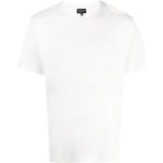 Camisetas blancas de algodón de manga corta manga corta con cuello redondo con logo Armani Giorgio Armani talla 3XL para hombre 