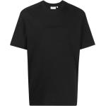 Camisetas negras de algodón de manga corta manga corta con cuello redondo con logo Calvin Klein talla M para hombre 
