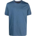 Camisetas azules de algodón de manga corta rebajadas manga corta con cuello redondo con logo Tommy Hilfiger Sport para hombre 