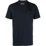 Camisetas azules de algodón de tirantes  con logo BARBOUR para hombre 