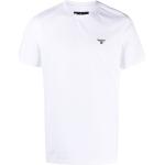 Camisetas blancas de algodón de tirantes  con logo BARBOUR para hombre 