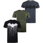 Camisetas de poliester de manga corta Batman tallas grandes manga corta con cuello redondo con logo talla L para hombre 