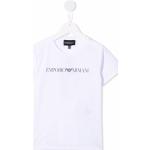 Camisetas blancas de algodón de manga corta infantiles con logo Armani Emporio Armani 4 años 