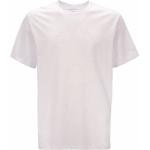 Camisetas blancas de algodón de manga corta manga corta con cuello redondo con logo Armani Exchange para hombre 