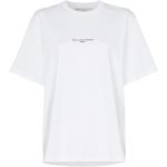 Camisetas blancas de algodón de cuello redondo con cuello redondo con logo STELLA McCARTNEY talla XS para mujer 