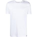 Camisetas blancas de algodón de manga corta rebajadas manga corta con cuello redondo con logo Calvin Klein Jeans para hombre 