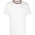 Camisetas orgánicas blancas de sintético de manga corta manga corta con cuello redondo Paul Smith Paul de materiales sostenibles para hombre 