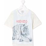 Camisetas de algodón de manga corta infantiles rebajadas con logo KENZO Kids 4 años 