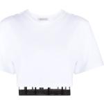Camisetas blancas de poliamida de manga corta manga corta con cuello redondo Alexander McQueen talla 3XL para mujer 